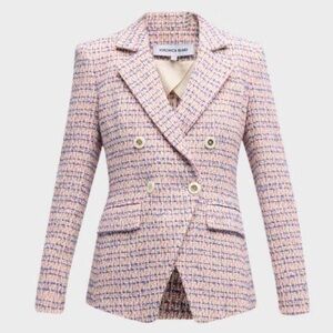 Veronica Beard Multicolor Taja Tweed Dickey Jacket